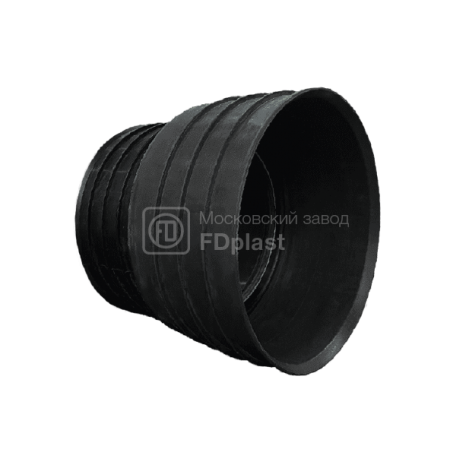 картинка Муфта переходная для труб с наружным диаметром ПНД FDplast DN/OD 110/94 160/136 мм от завода FDPLAST 